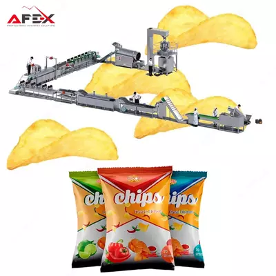 Tabiiy kartoshka chipslar ishlab chiqarish liniyasi -